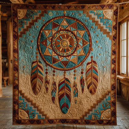 Spirit Feather Dreamcatcher CW0309018CL Quilt