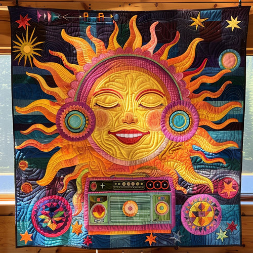 Groovy Sunshine Beats CP1706012CL Quilt