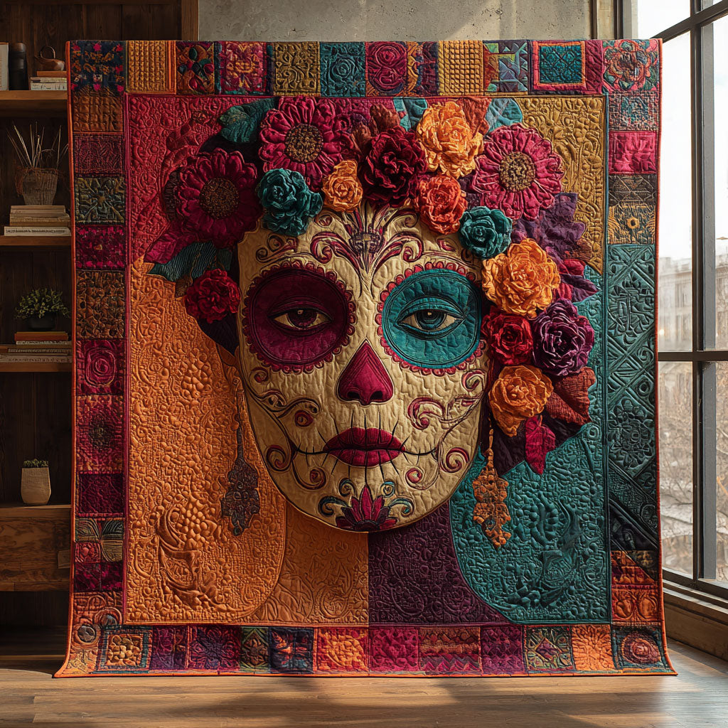 Velvet Skull Crown CW0908029CL Quilt