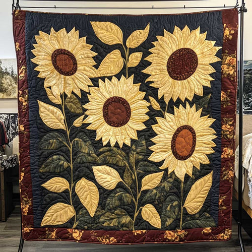 Grandma's Sunflower Garden WP2911003CL Quilt