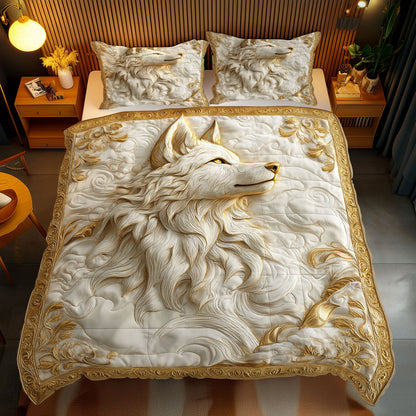 Fierce White Wolf WJ2712034CL Duvet Cover Set