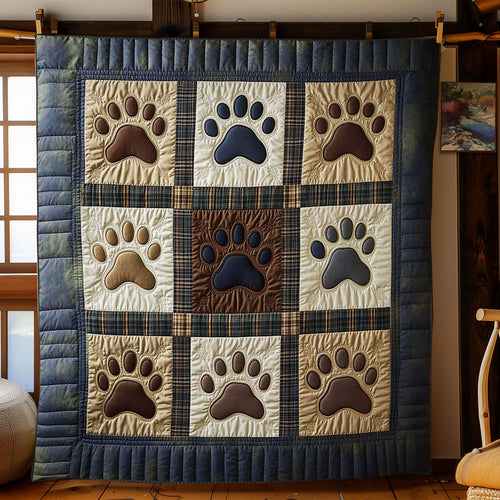 Vintage Paw Dog WN0503008CL Quilt