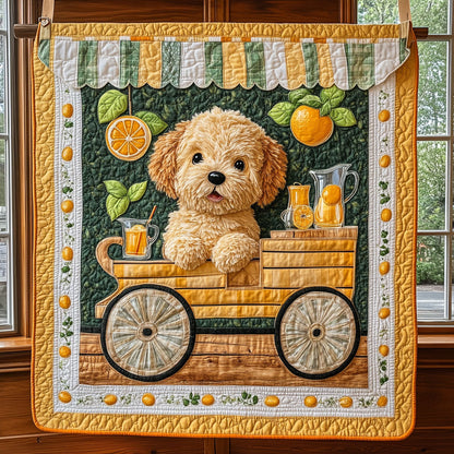 Puppy’s Lemon Day CP0906018CL Quilt