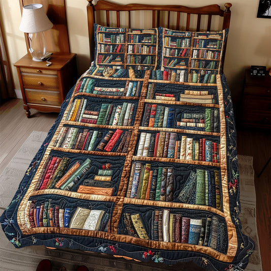 Vintage Bookshelf WX2012117CL Duvet Cover Set