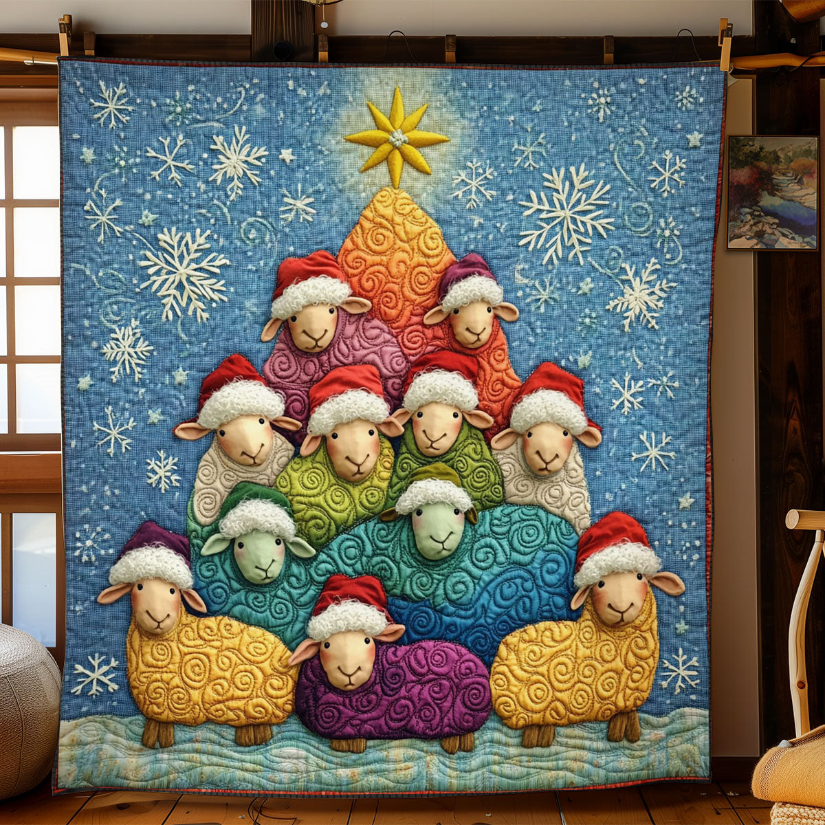 Sheep Tree CP1811027CL Quilt