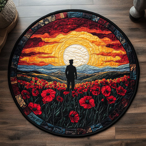Proud to Serve CM2705002CL Quilted Round Mat