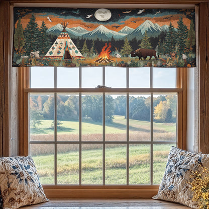 Camping Native WX1405005CL Quilted Valance
