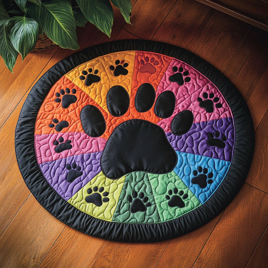 Color Claws CW1805020CL Quilted Round Mat