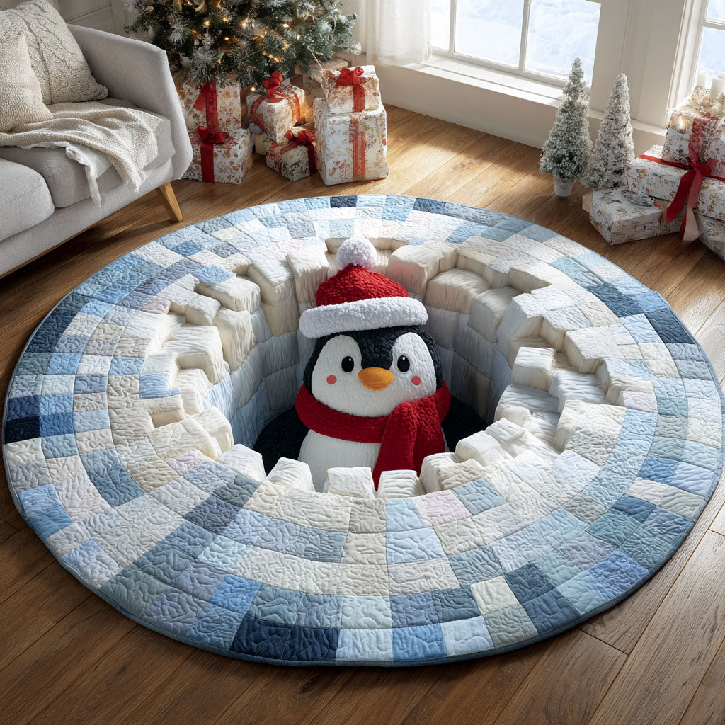 Winter Nest CP1711052CL Quilted Round Mat