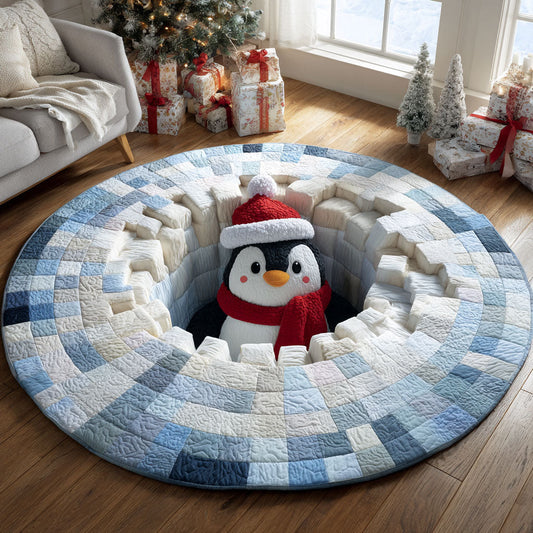 Winter Nest CP1711052CL Quilted Round Mat