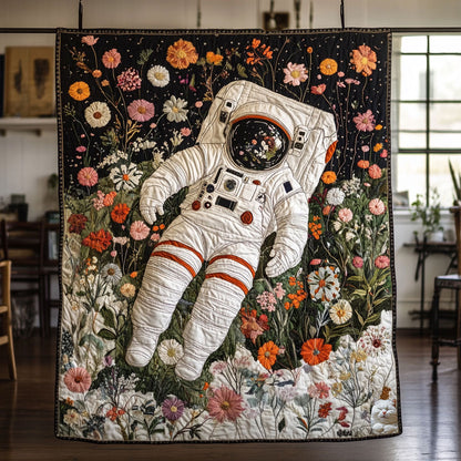 Astronaut Blooming Galaxy WU2210035CL Quilt