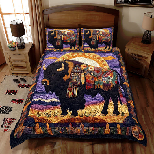 Bison Native American WJ2612026CL Duvet Cover Set