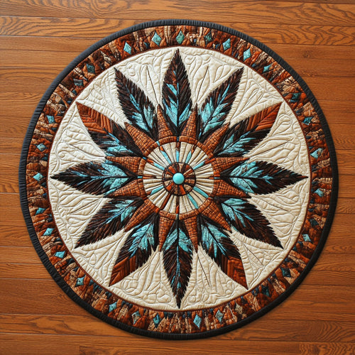 Star Tribal WX1205029CL Quilted Round Mat