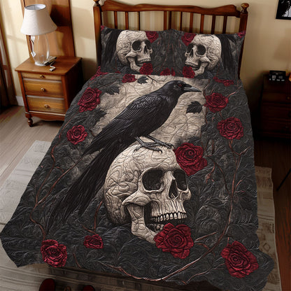 Raven And Skull WU2612006CL Duvet Cover Set