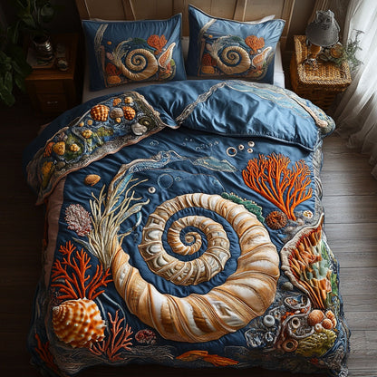 Seashell Bliss WN2306029CL Duvet Cover Set