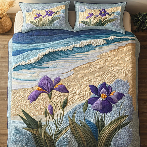 Ocean Irises XR1209032CL Duvet Cover Set