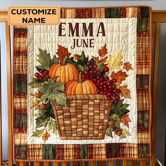 Golden Harvest WY0108024CL Personalized Baby Quilt