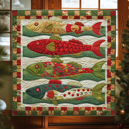 Colorful Fish Parade CW0411013CL Quilt