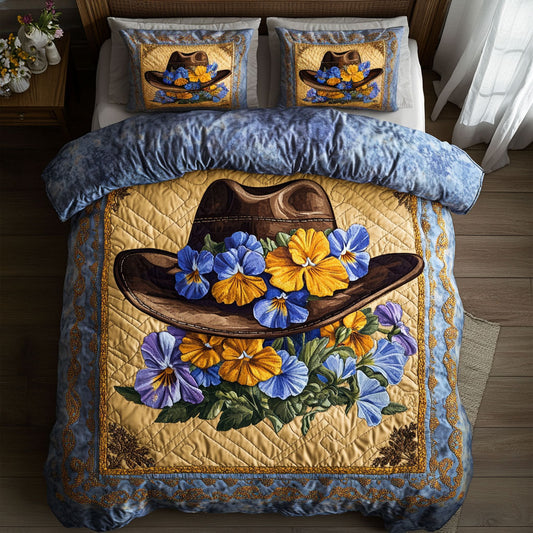 Charming Cowboy Hat WN2409007CL Duvet Cover Set
