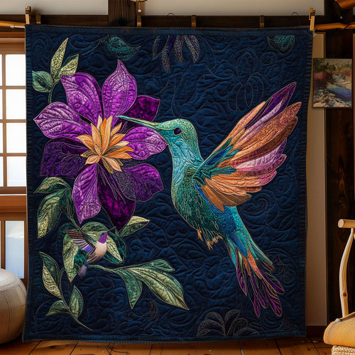 Hummingbird And Blossoms WN1311048CL Quilt