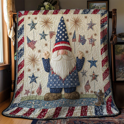 Patriotic Gnome Pride WN2811003CL Quilt