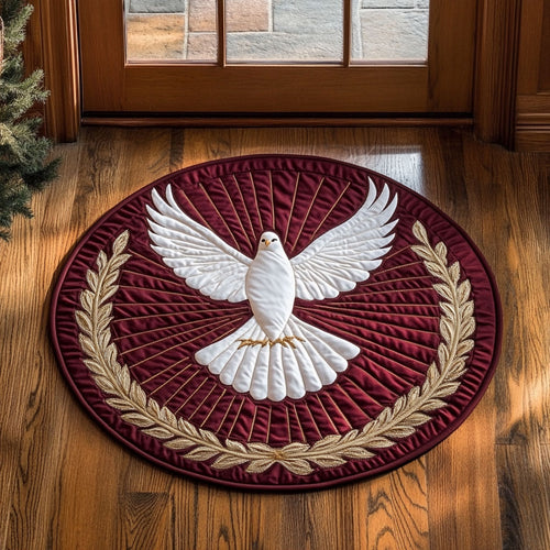 Herald Of Peace CP2807057CL Quilted Round Mat