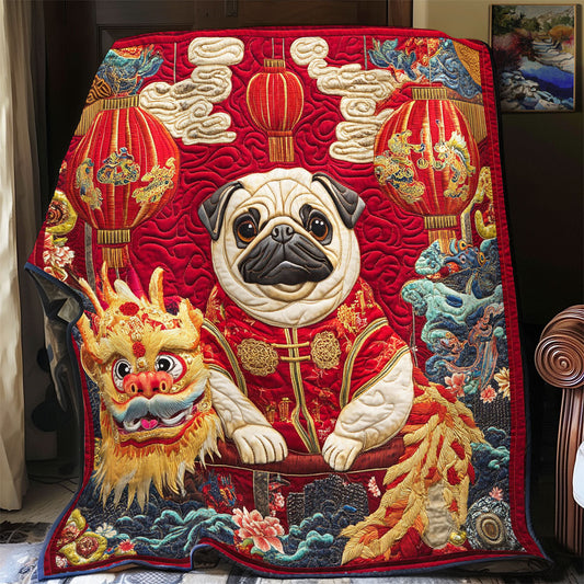 New Year Dog WY2312048CL Quilt
