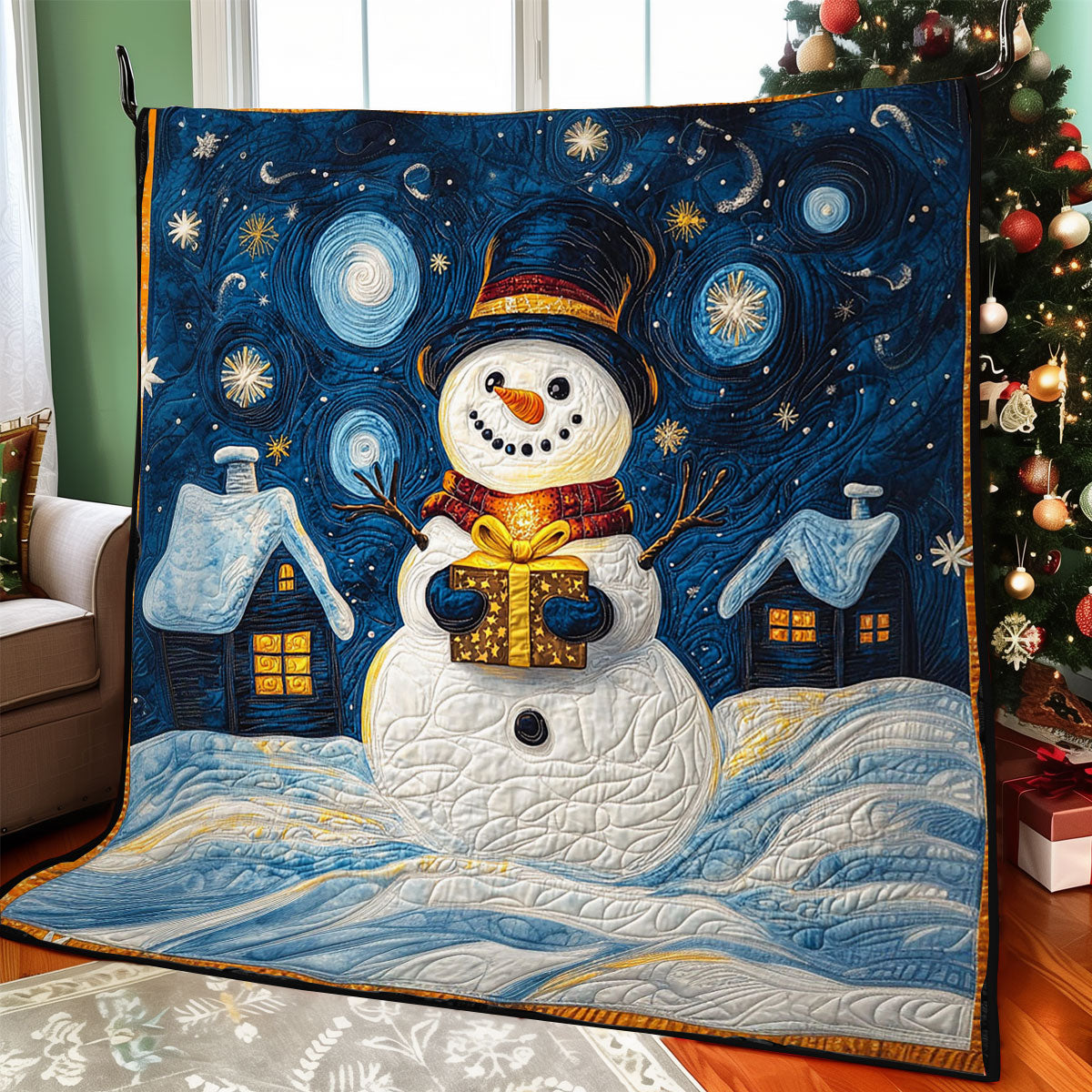 Snowy Night CP0611033CL Quilt