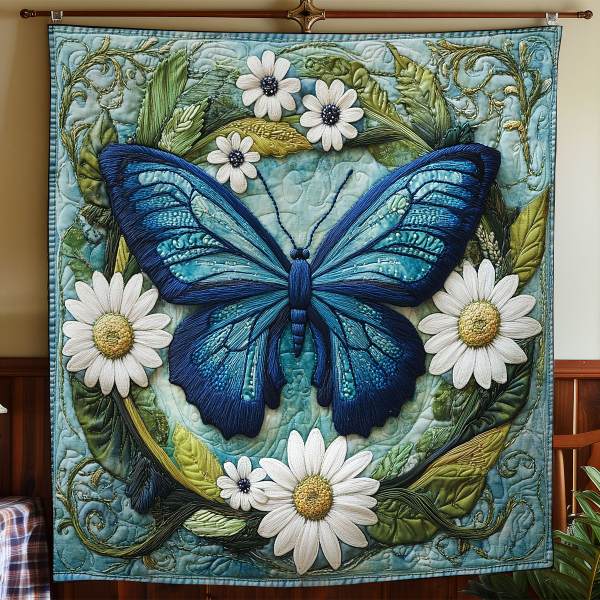Garden Butterfly CW0701046CL Quilt
