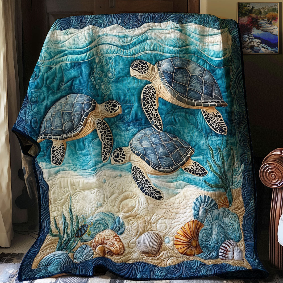 Sea Turtle WJ2512025CL Quilt