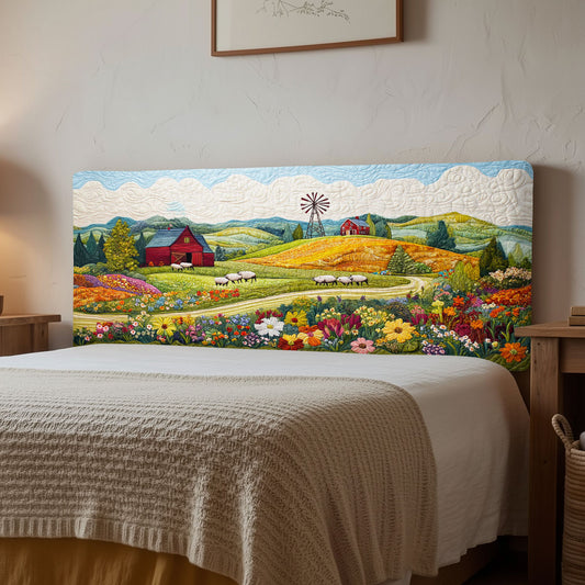 Rolling Fields CP1512025CL Quilted Headboard Slipcover