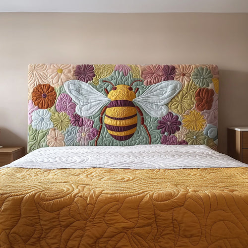 Blooming Bee QA2412007CL Quilted Headboard Slipcover