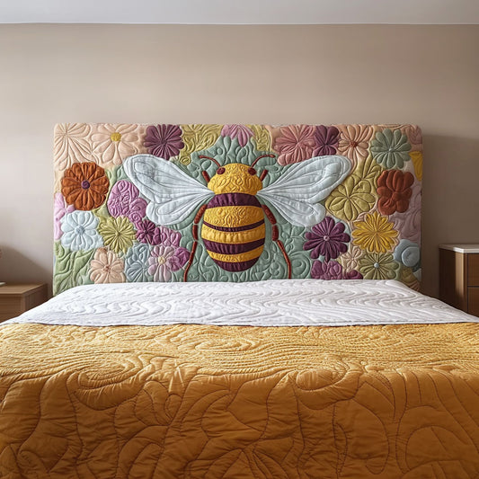 Blooming Bee QA2412007CL Quilted Headboard Slipcover