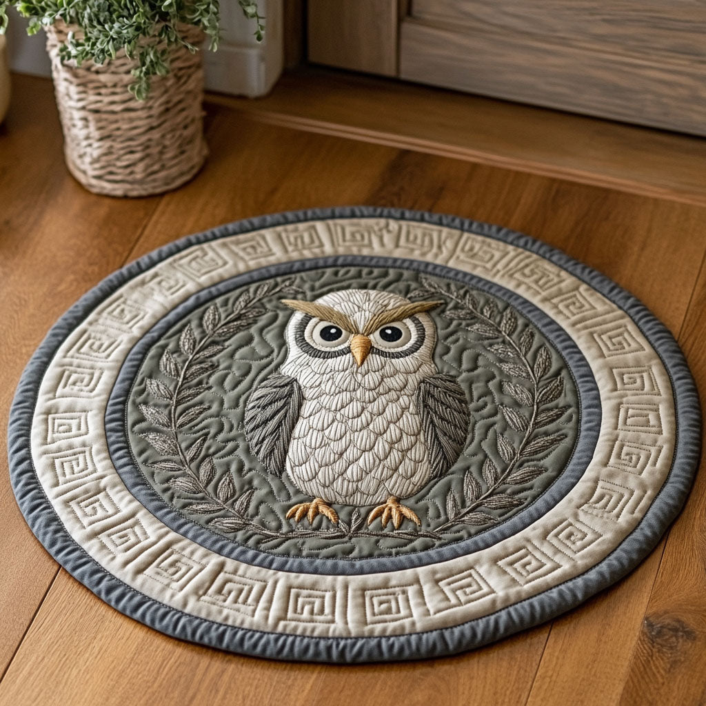Silver Owl CP160715CL Quilted Round Mat