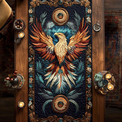 Mystic Feather Eagle WY2304026CL Quilted Table Runner