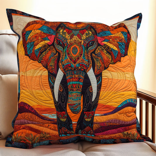 Mandala Elephant WX0406101CL Quilt Pillow Case