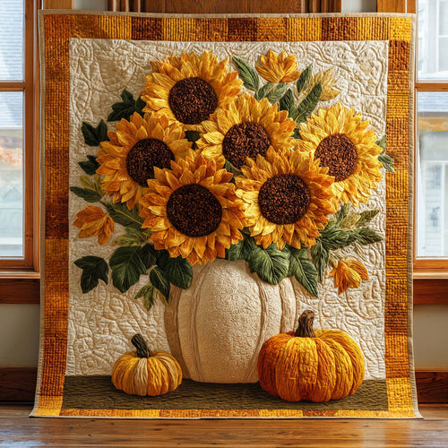 Golden Sunflower CW0409046CL Quilt