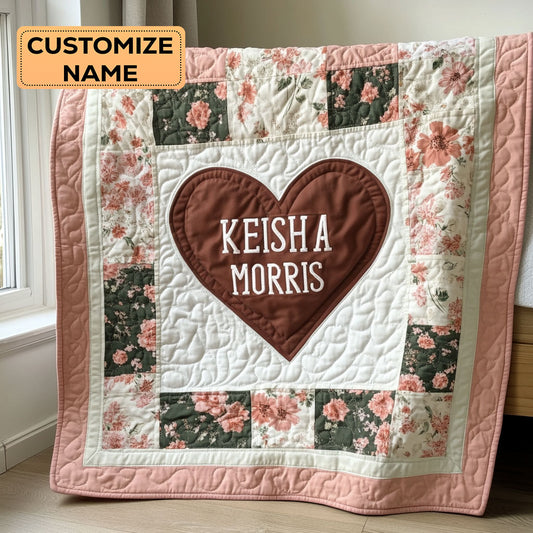 Lulla Rose CP1807046CL Personalized Baby Quilt