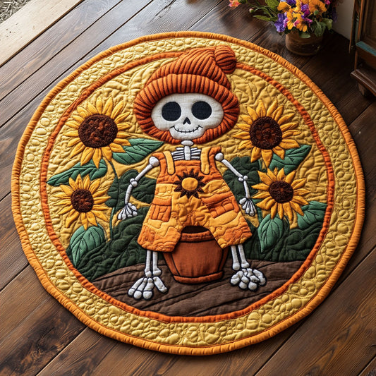 Sunny Bones CP3005003CL Quilted Round Mat