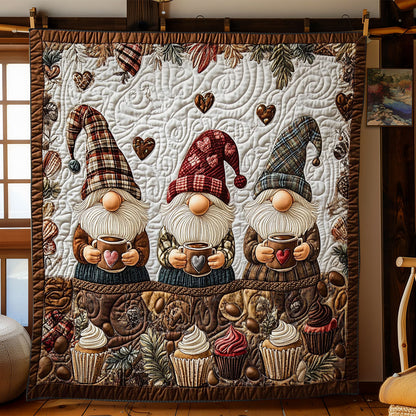 Cupcake Gnome WY0201032CL Quilt