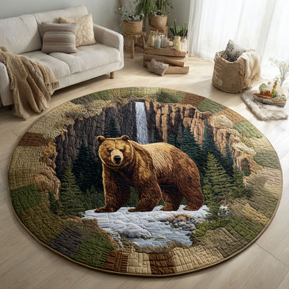 Bear Serenity CW1001064CL Quilted Round Mat