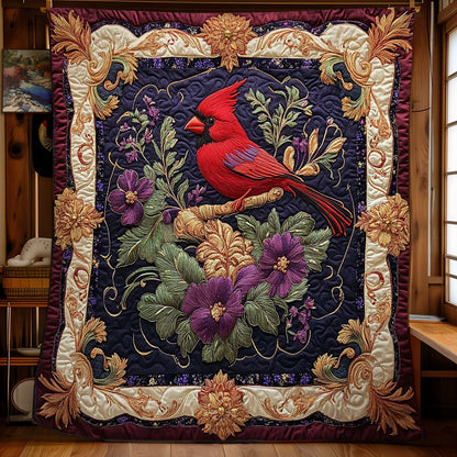 Beautiful Cardinal WY2712004CL Quilt