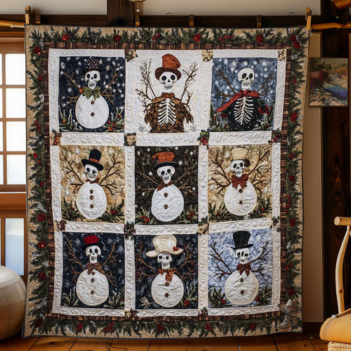 Bone Snowman WN2011095CL Quilt