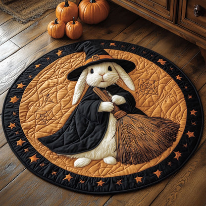 Witchling Bunny CP0410055CL Quilted Round Mat