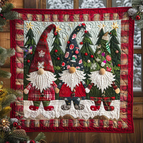 Gnome Christmas Adventure WN1610052CL Quilt