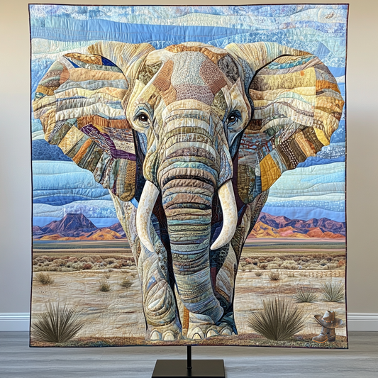 African Elephant XR0511001CL Quilt