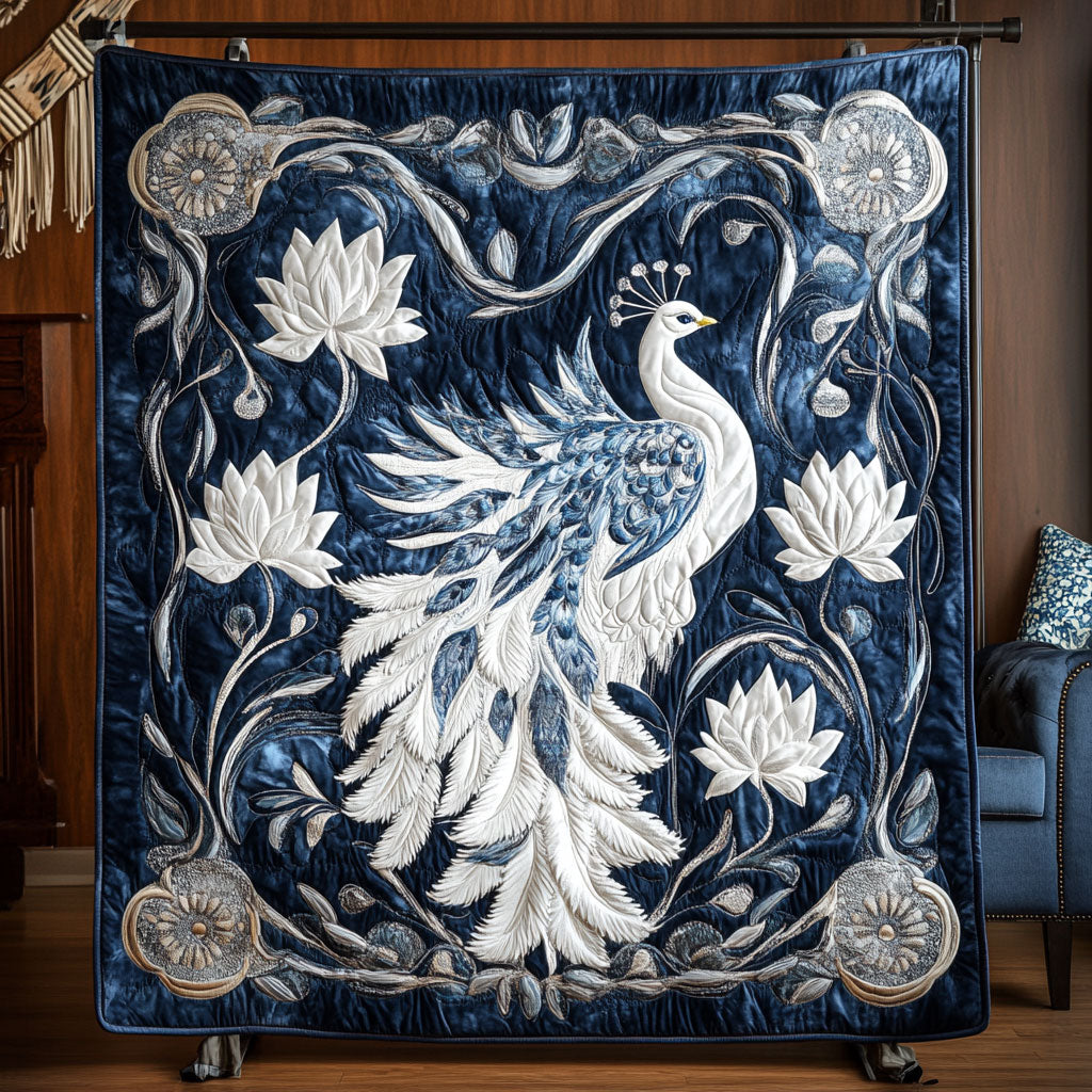 Blue Lotus Majesty WY2607039CL Quilt
