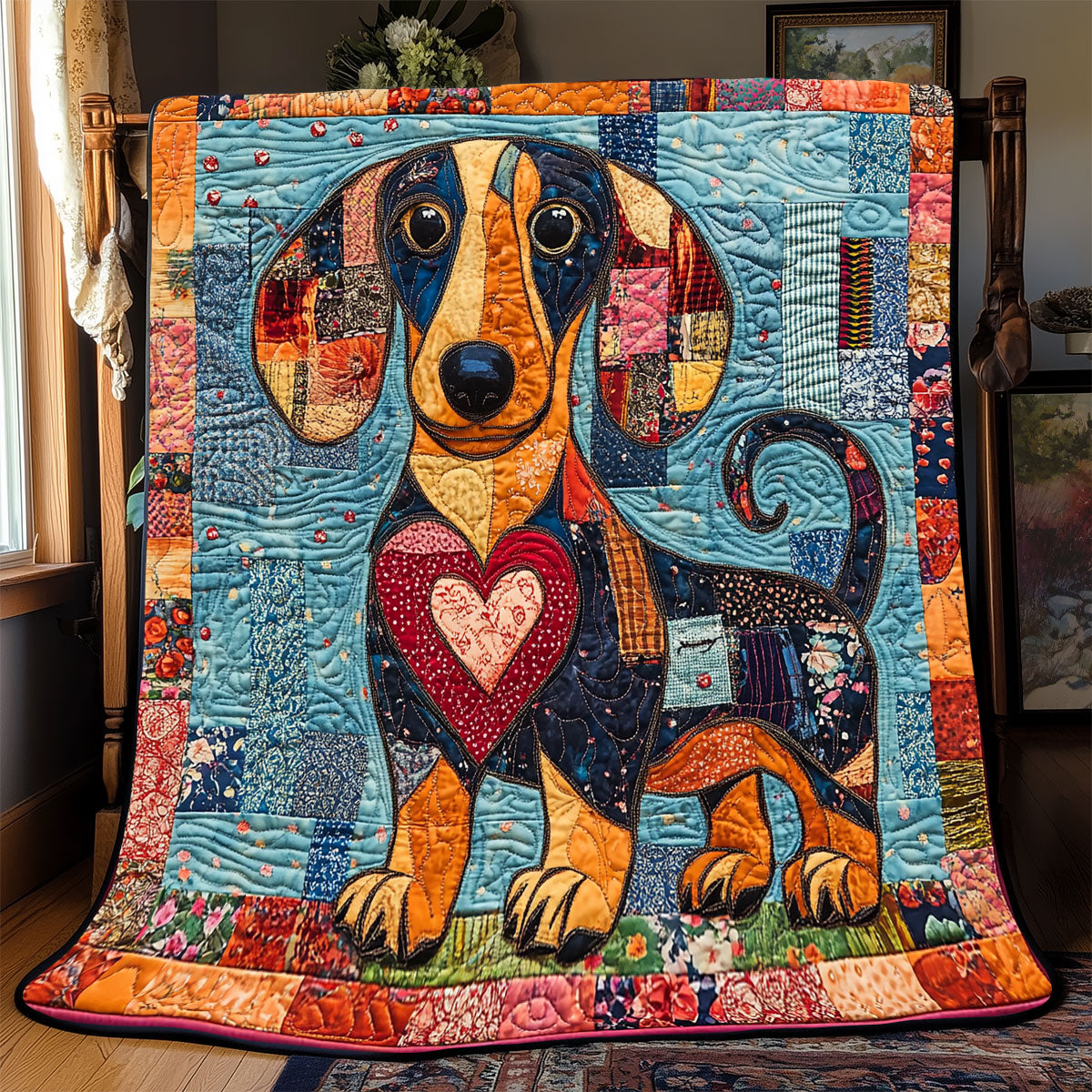 Dachshund WX0901023CL Quilt