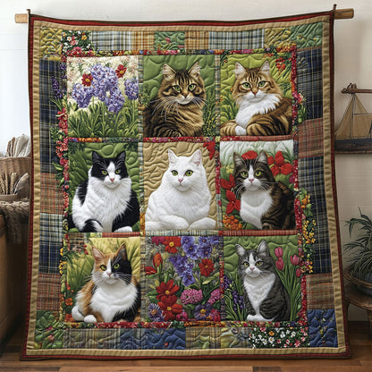 Floral Dream Cat WN0611040CL Quilt