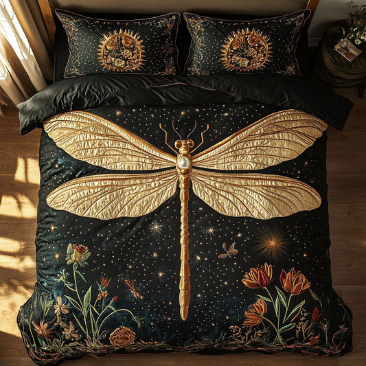 Floral Dragonfly Night CW2709029CL Duvet Cover Set